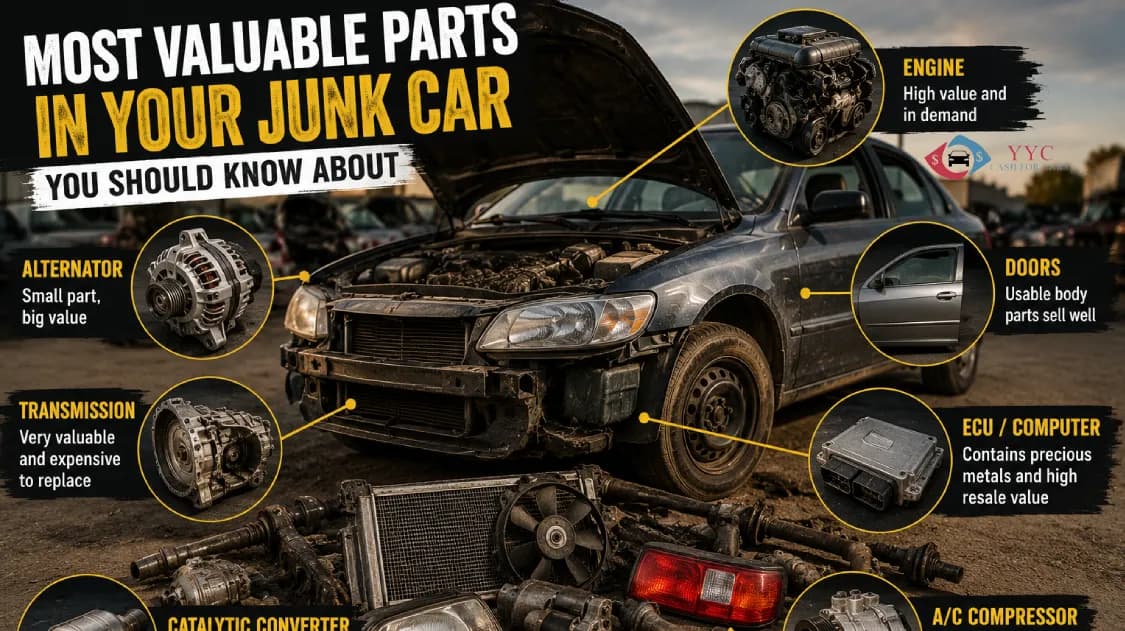 Most Valuable Parts in Your Junk Car You Should Know About
